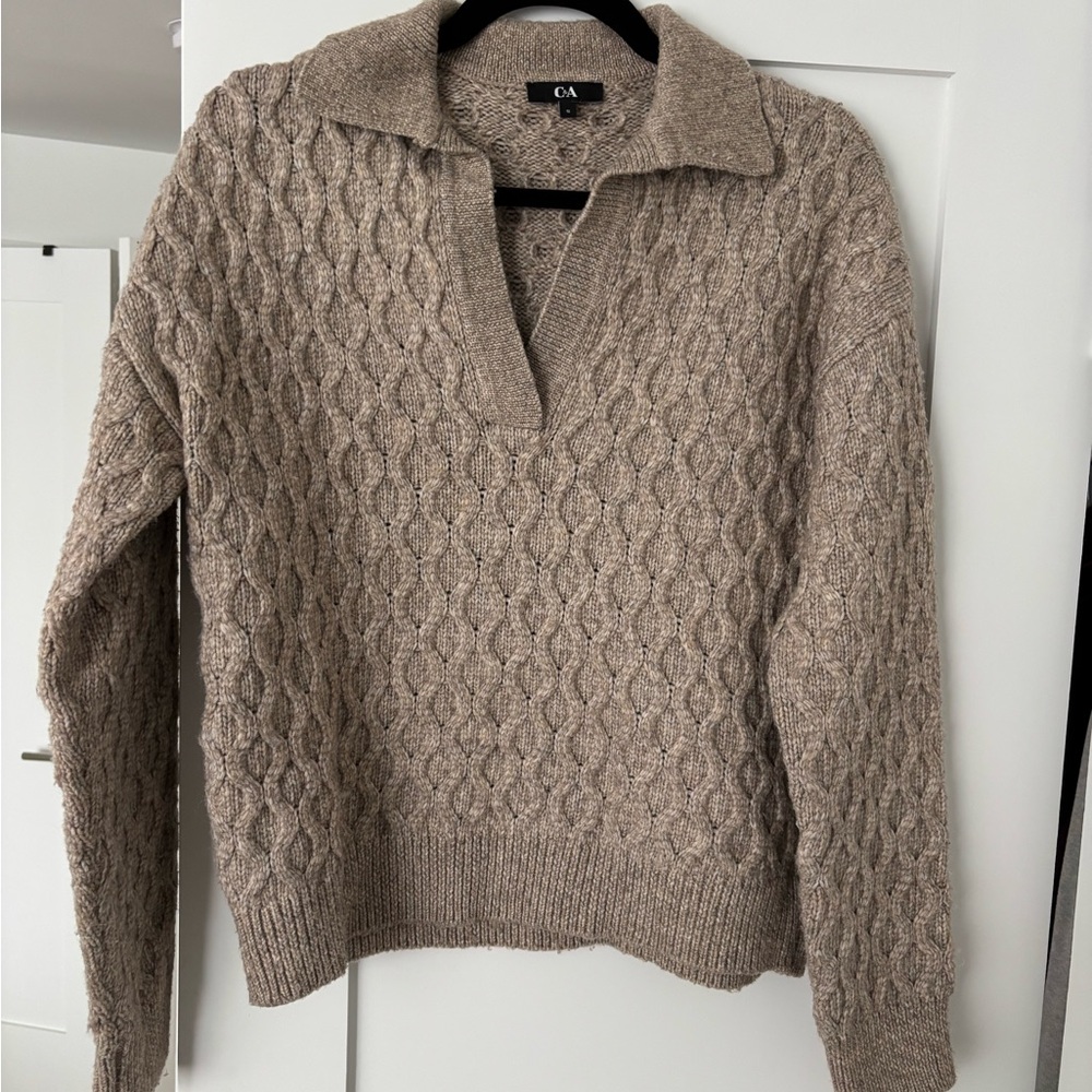 Organic cotton Clemens & August collared sweater